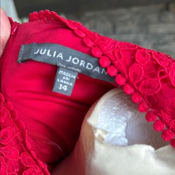 Julia Jordan Red Ruffled Mini Dress - Picture 12 of 14